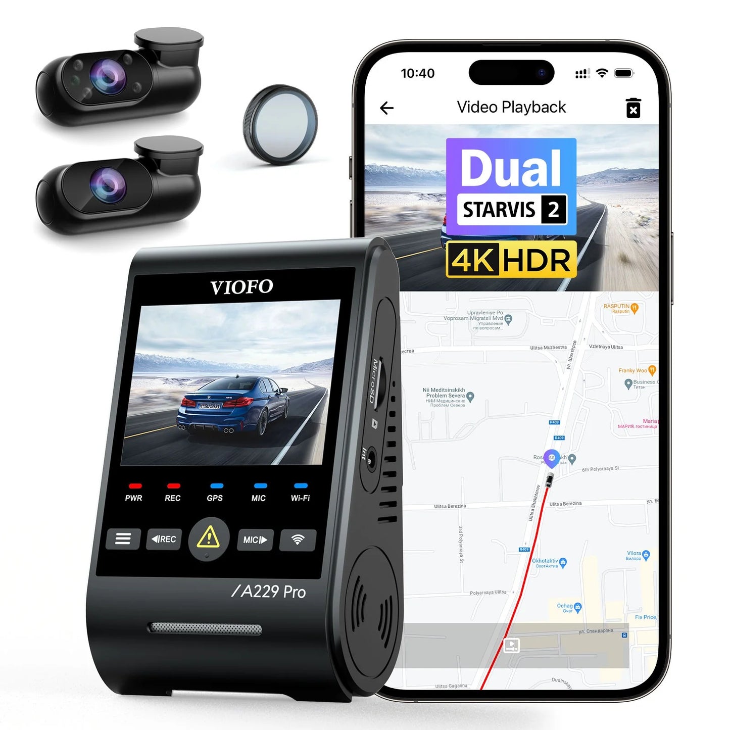 VIOFO A229 Pro (1CH/2CH/3CH)