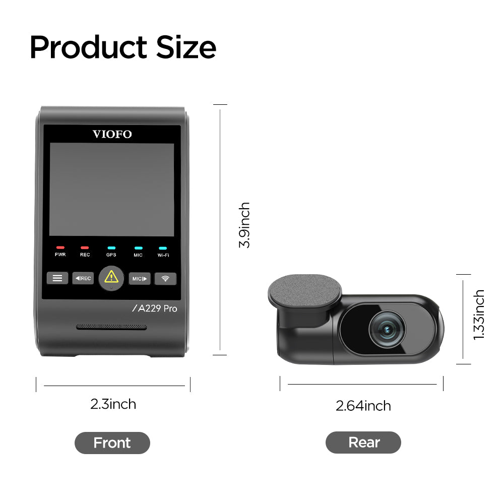 VIOFO A229 Pro (1CH/2CH/3CH)