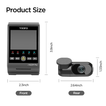VIOFO A229 Pro (1CH/2CH/3CH)