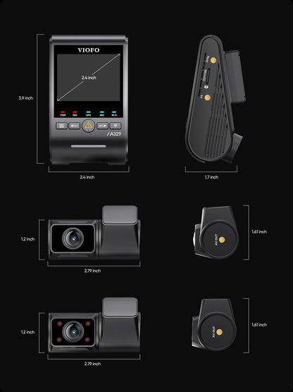 VIOFO A329S (1CH/2CH/3CH)