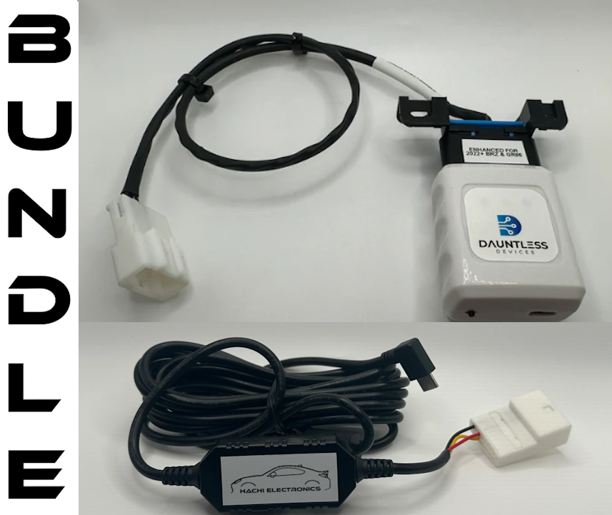 BUNDLE - DauntlessOBD + ASC CAN + ASC Dash Cam Hardwire PnP